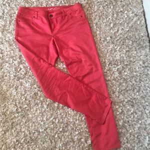 Pink skinny leg pant